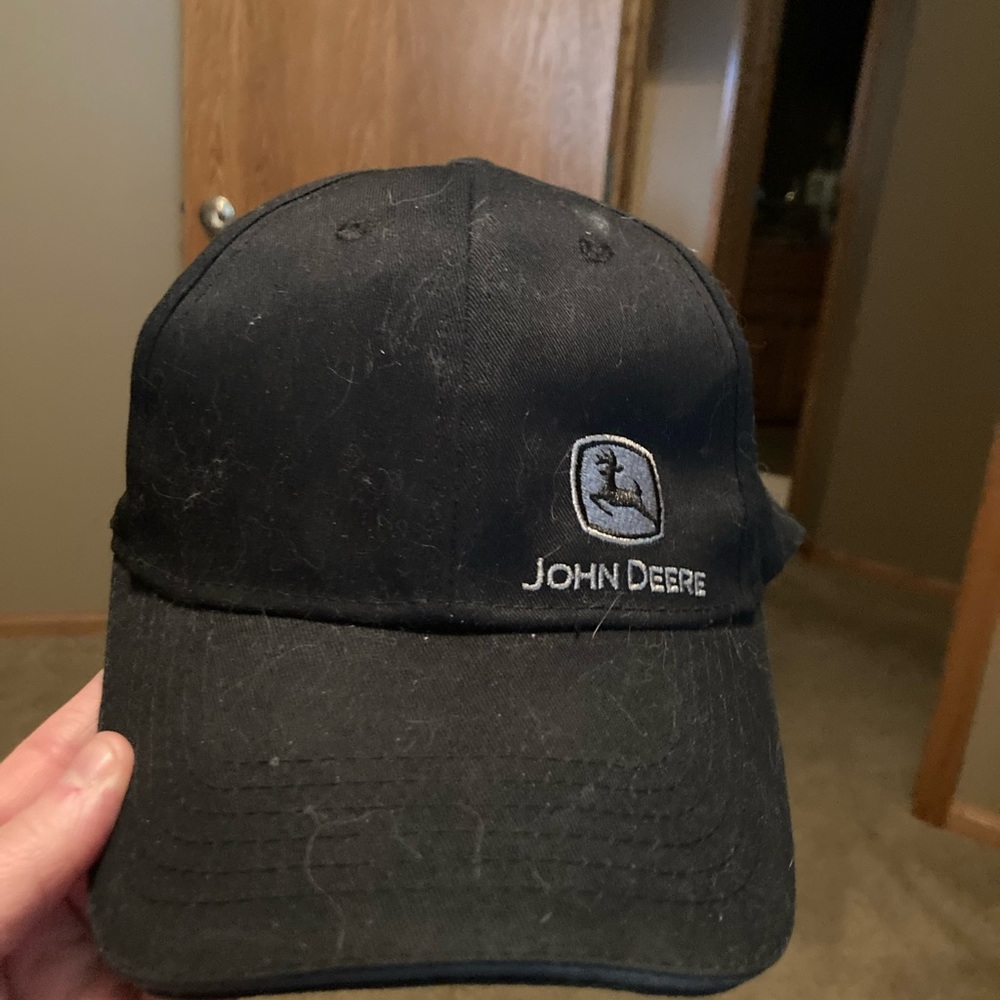 Black John Deere Hat